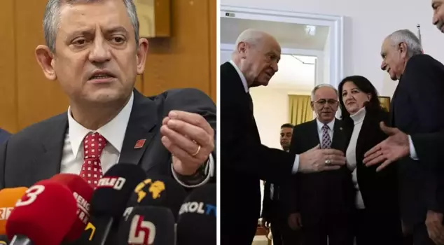 The first comment from CHP leader Özel on the meeting between the DEM delegation and Bahçeli.