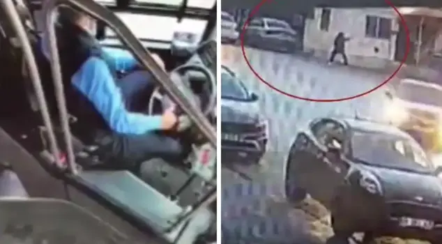 In Ankara, an armed attack on an EGO driver was recorded by cameras.