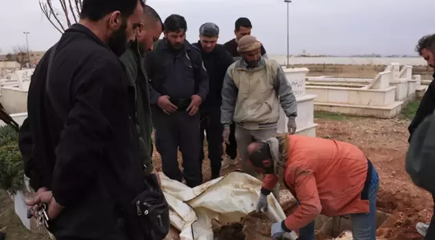 Another mass grave has been discovered in Syria.