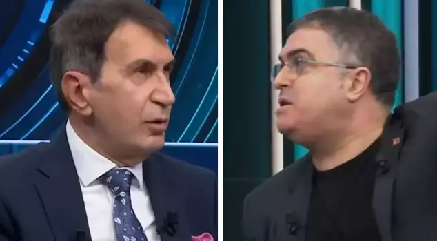 The economic debate raised tensions: A heated discussion between Fuat Uğur and Ersan Şen.