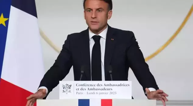 Macron pledged support for the terrorist organization PKK/YPG.