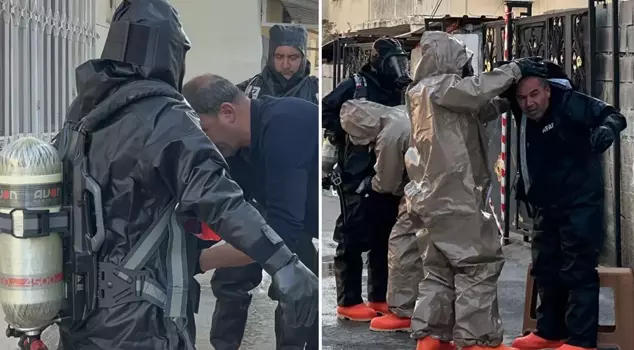 Mersin rat poison tragedy: Teams entered the house where 2 children lost their lives wearing special suits.