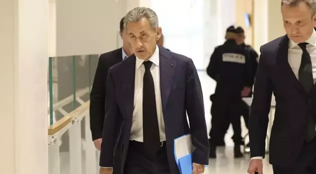 Sarkozy is in court facing charges of illegal financing.