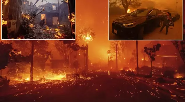 In the forest fire in the USA, the mansions of world-famous actors were also reduced to ashes.