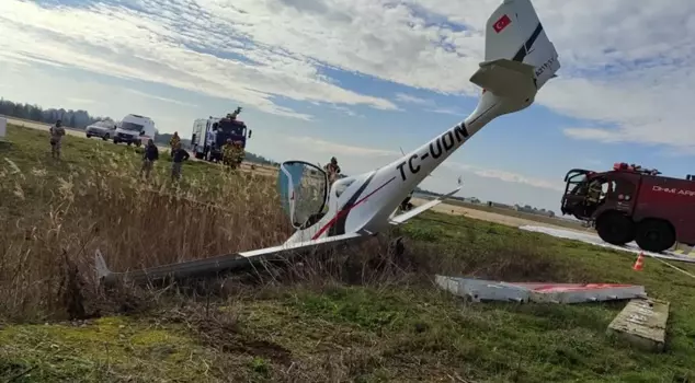 A training aircraft crashed in Bursa.