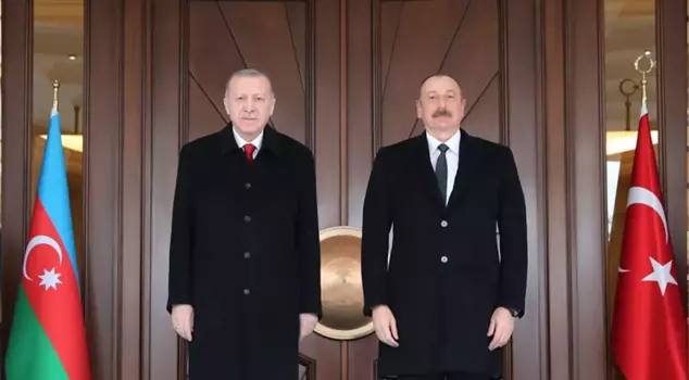 President Erdoğan met with Ilham Aliyev.