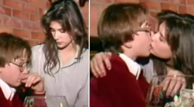 A video has emerged showing Demi Moore kissing a 15-year-old boy.