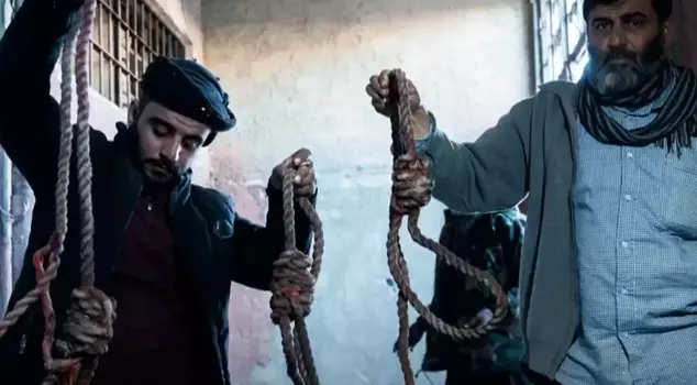 The execution room in Assad's human slaughterhouse has been captured on video.