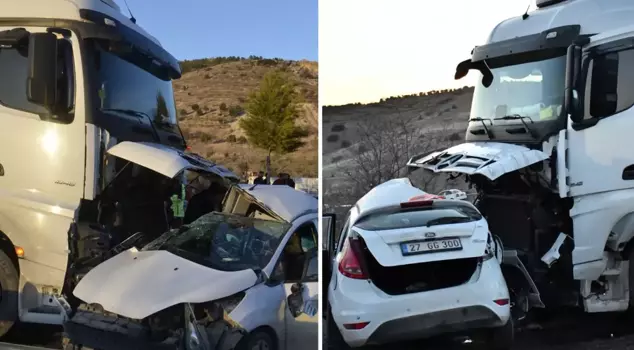 A fuel tanker collided with a car in Adıyaman: 4 dead, 3 injured.