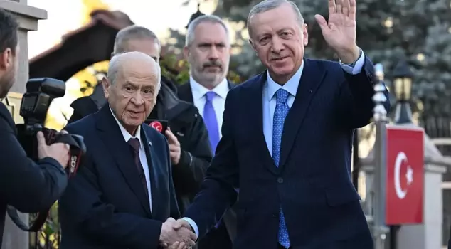 The meeting between President Erdoğan and Devlet Bahçeli has begun.