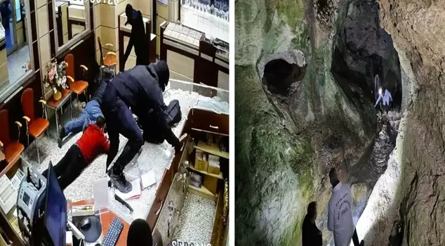 A movie-like robbery in Safranbolu! Special operations chased them into the canyon.