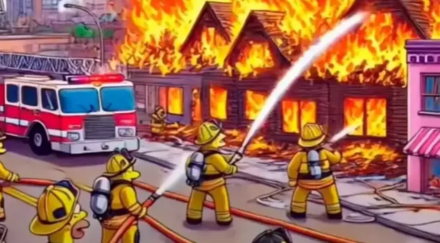 The Simpsons predicted the Los Angeles fire 20 years in advance as well.