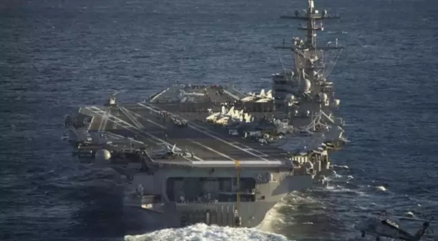 The Houthis targeted the US aircraft carrier once again.