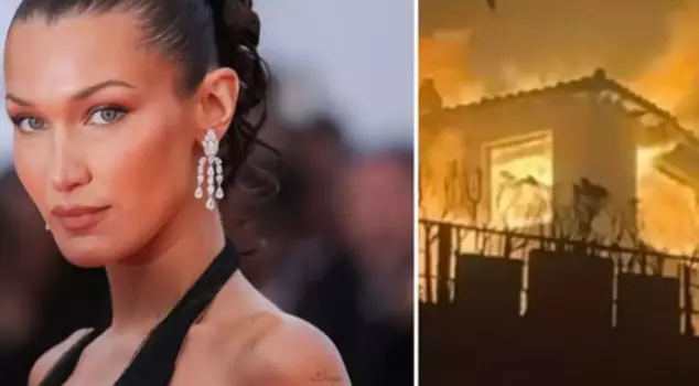 Bella Hadid, whose house was burned down in the fire in Los Angeles: All our memories are gone.