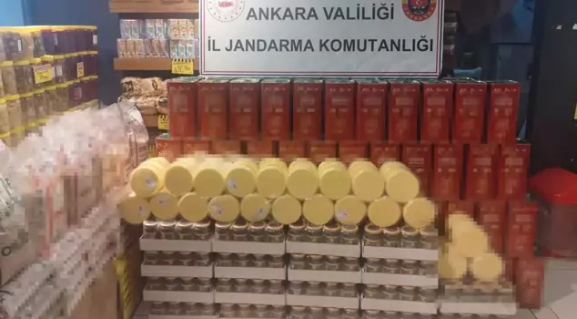 Illegal food operation in Ankara! They have produced counterfeit versions of everything from olive oil to cheese.