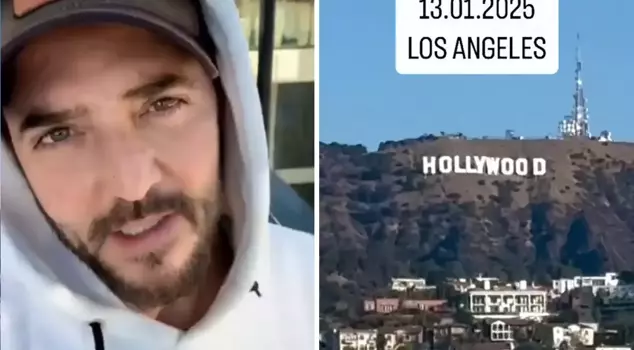 The biggest conspiracy theory about the Los Angeles fire! Turkish singer shared a video.