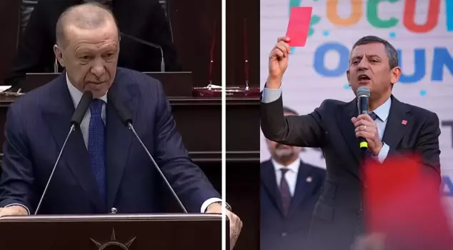 President Erdoğan's red card response to CHP leader Özel: That's our job.