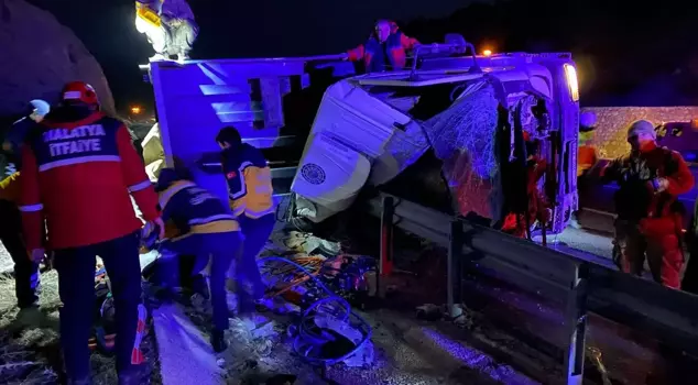 Truck accident in Malatya: 2 people lost their lives.