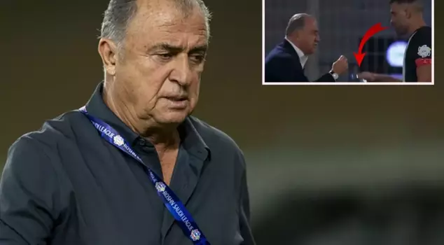 He splashed water on the face of his player Fatih Terim, and everyone who saw it made the same comment.