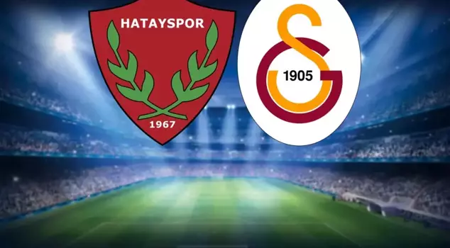 The starting lineups for the Hatayspor-Galatasaray match have been announced.