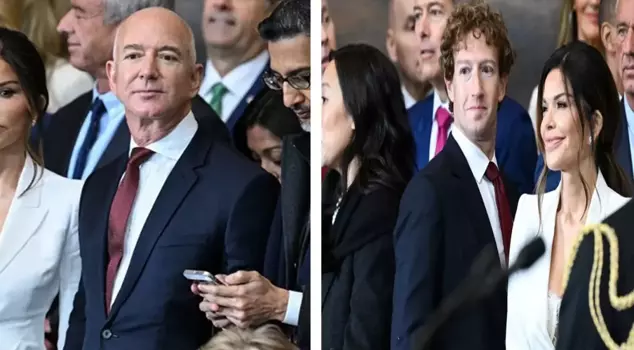 Trump's inauguration brought together technology billionaires.