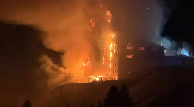 Fire at the hotel in Bolu Kartalkaya Ski Resort: 10 dead, 32 injured.