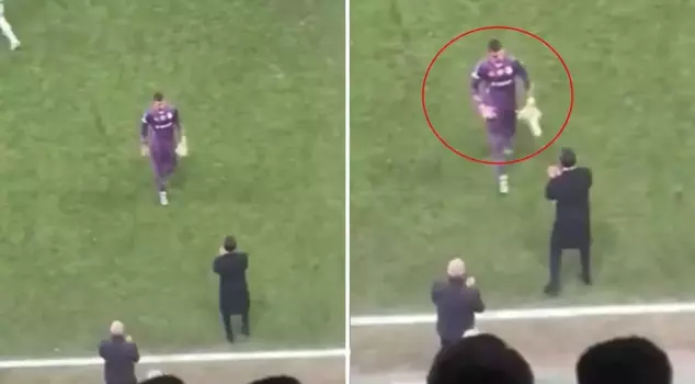 Fans are reacting: Muslera's shocking gesture to Okan Burak right after the match ended.