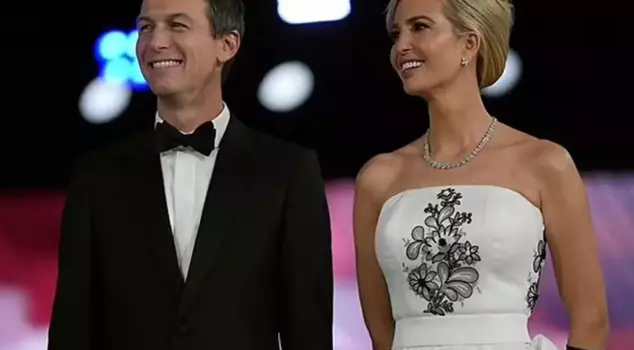 Ivanka Trump dazzled in the outfit she wore at the ball in Washington.