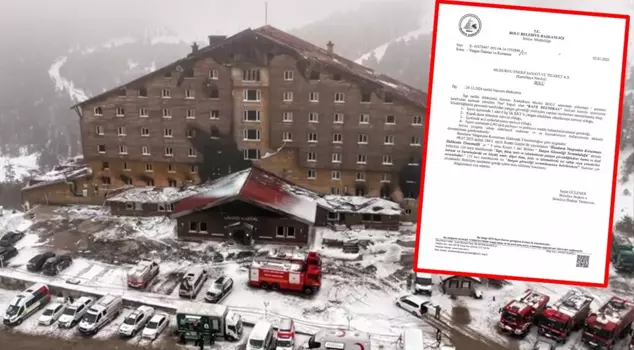 The Bolu Municipality has issued a permit for the restaurant of the burned hotel.