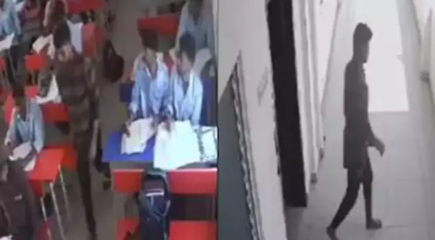 A university student committed suicide by jumping from the third floor in front of their friends.