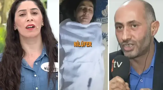 Shocking moments on Esra Erol's show! She wrapped herself in a shroud and pretended to be dead.