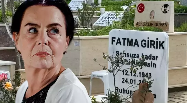 The master of Turkish cinema, Fatma Girik, was commemorated at her gravesite.