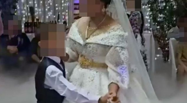 The marriage of two children aged 8 and 13 has caused an uproar in the country.