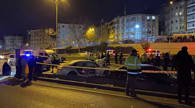 Chain traffic accident in Istanbul: 1 dead, 9 injured.