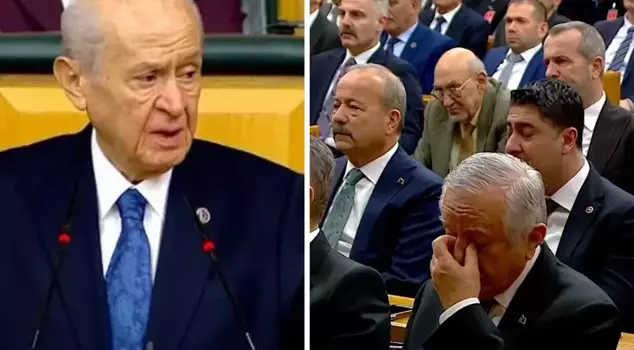 Bahçeli's difficult moments! After reading the names one by one, he couldn't hold back his tears.