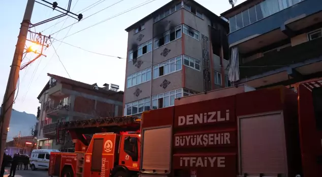 In Denizli, a mother who saved her child by throwing them from the 4th floor during a fire that broke out from the stove has lost her life.