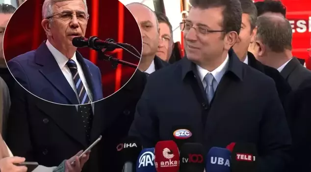 Ekrem İmamoğlu's response to the question about Mansur Yavaş became a sensation.