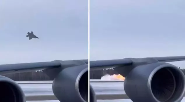 An F-35 fighter jet crashed in the USA! Those moments were captured on camera.