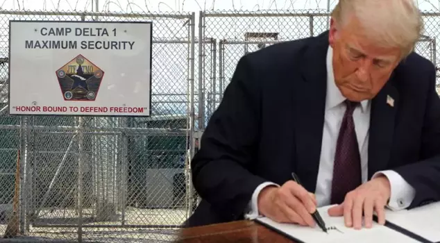 The first law signed by Trump has come into effect: A facility for 30,000 undocumented immigrants in Guantanamo.