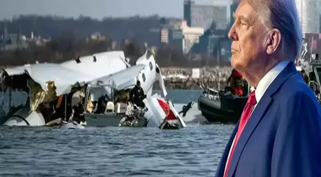 A strange plane crash explanation from Trump: Do you want me to go swimming?