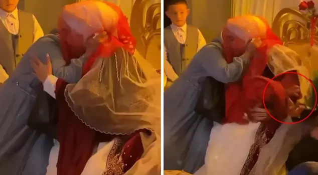 On the happiest day of their lives, the bride shocked the groom with her actions! She had to apologize.