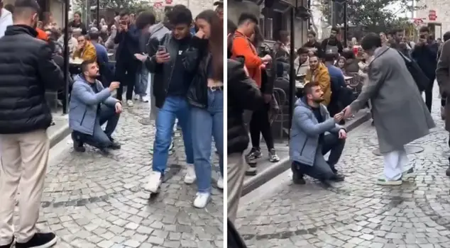 He proposed in front of everyone, but he was devastated by the answer he received.