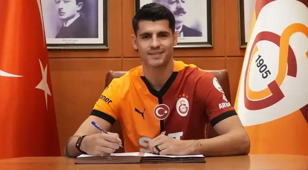 As soon as Morata signed, he ended the star footballer's career at Galatasaray.