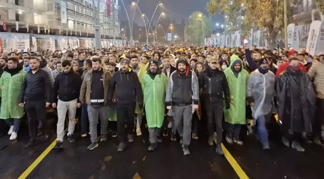 A silent march in Hatay, where the earthquake caused the greatest destruction.