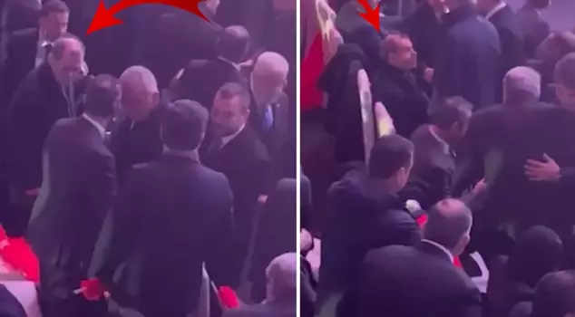 Moments that marked the ceremony! The TFF President shook hands with Ali Koç but ignored Dursun Özbek.