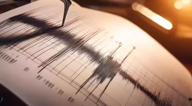 An earthquake with a magnitude of 4.8 in the Aegean Sea.