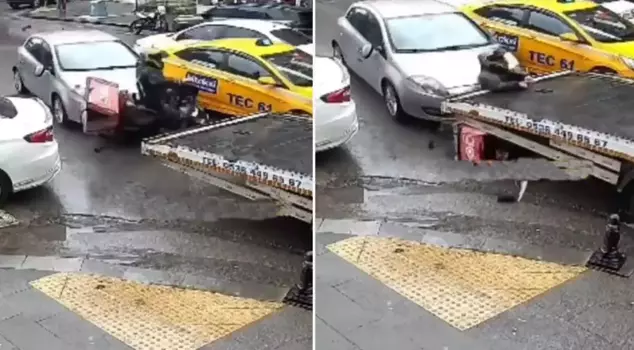 The driver's shocking defense after running over the motorcycle courier: 