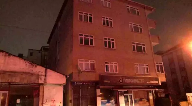 A building at risk of collapse in Tuzla, Istanbul has been evacuated.