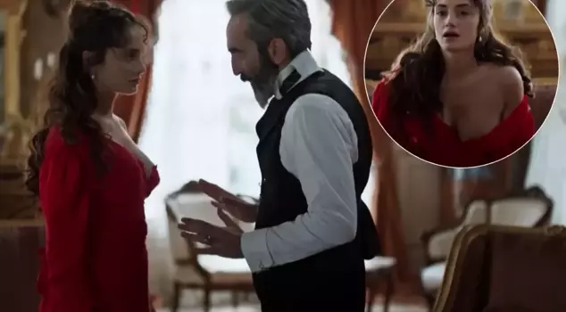 In the Turkish series, a disgusting scene! Şakir Pasha was with his daughter-in-law Aniesi.