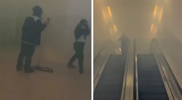 Fire Panic at Akasya Shopping Mall in Istanbul